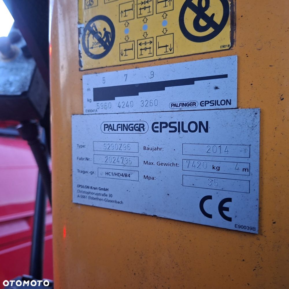 Hds Epsilon S290Z96 2014 r. Do drewna drzewa dłużycy lasu - 9