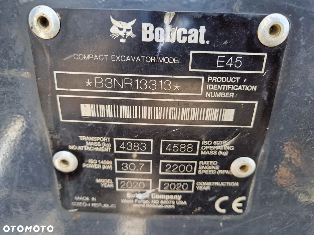Bobcat E 45 jak Kubota Cat Wacker R361 - 9