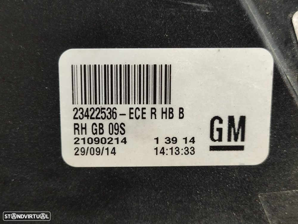 Farolim Farolins Traseiro Trás Led Original Opel Insignia A Facelift - 12