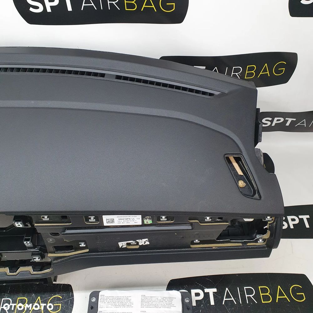 VW T-CROSS TCROSS LIFT DESKA ROZDZIELCZA KONSOLA KOKPIT PULPIT PODUSZKI AIRBAG AIR BAG PASY KIT SET - 4