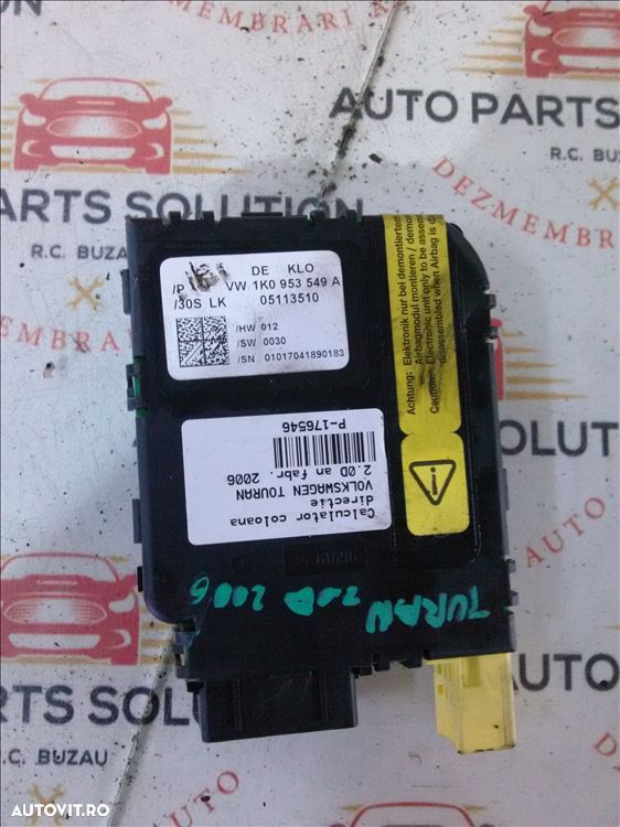 calculator coloana directie volkswagen touran 2.0d an fabr. 2006 - 1