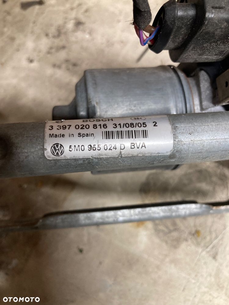 VW GOLF V VI PLUS MECHANIZM WYCIERACZEK PRAWY LEWY 5M0955024D 5M0955023D - 2