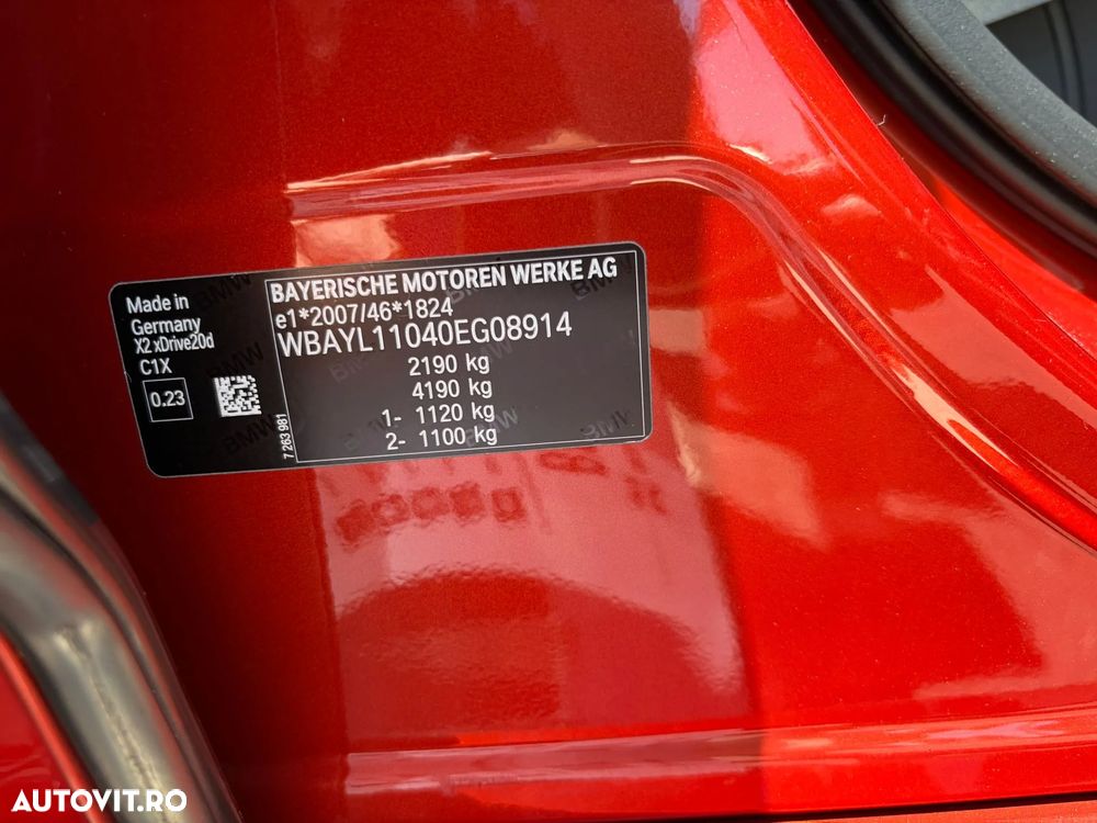 BMW X2 xDrive20d AT M Sport - 38