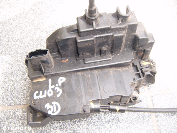 renault clio 3 3d 07r zamek drzwi lewy przód eu 4piny