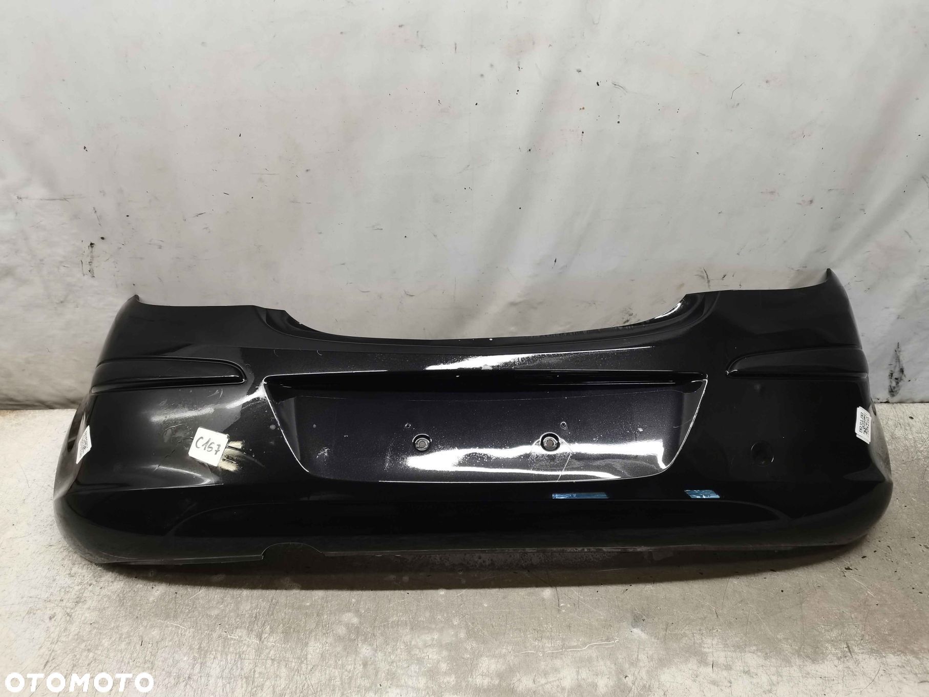 ^ ZDERZAK TYŁ TYLNY OPEL CORSA D Z20R CZARNY - 1