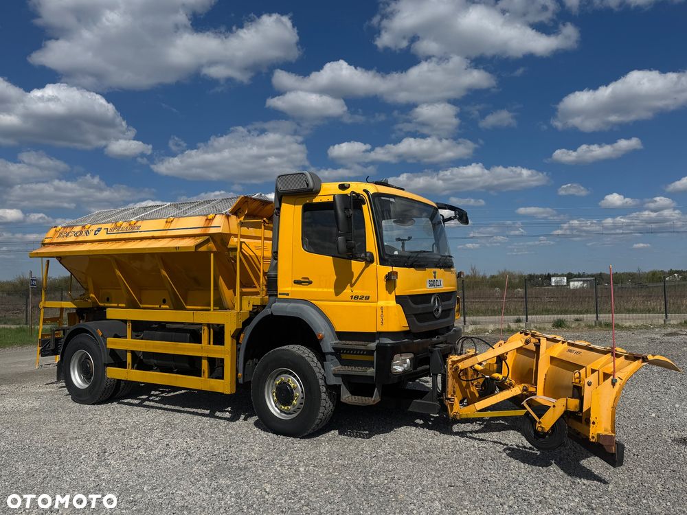 Mercedes-Benz Axor 1829 4x4 solarka piaskarka Pług - 2