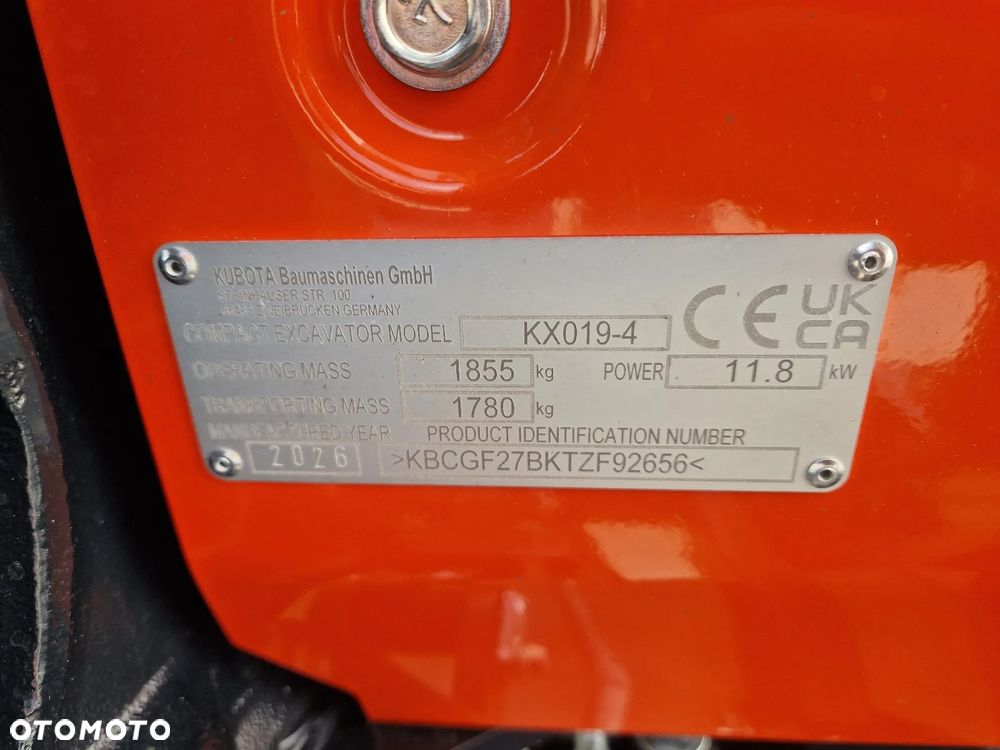 Kubota KX 019-4 jak CAT WACKER JCB R443 - 10