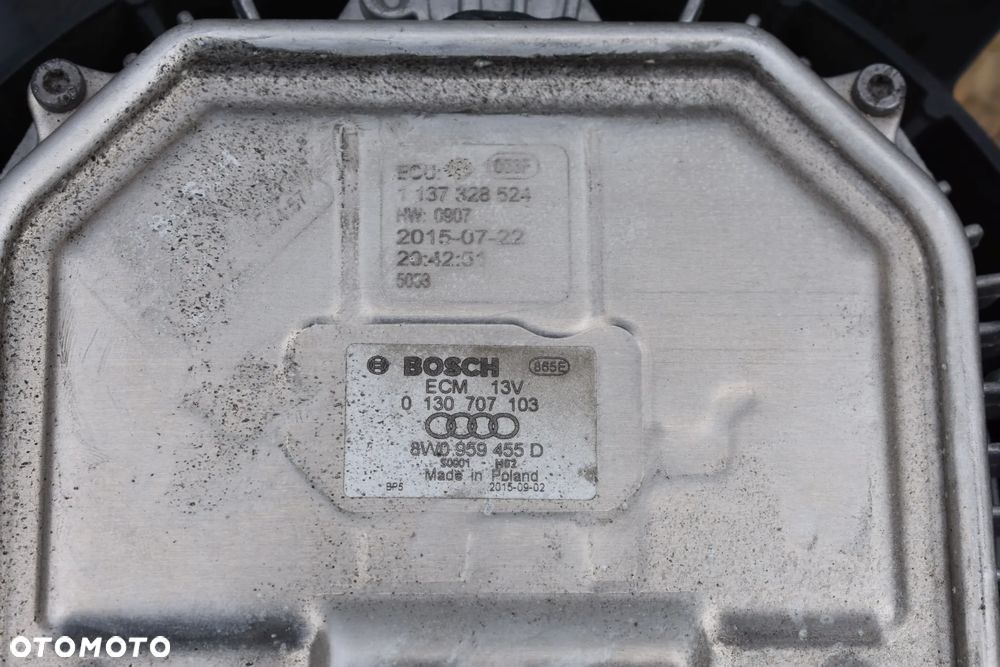 WENTYLATOR CHŁODNICY AUDI Q7 8W0959455D - 3