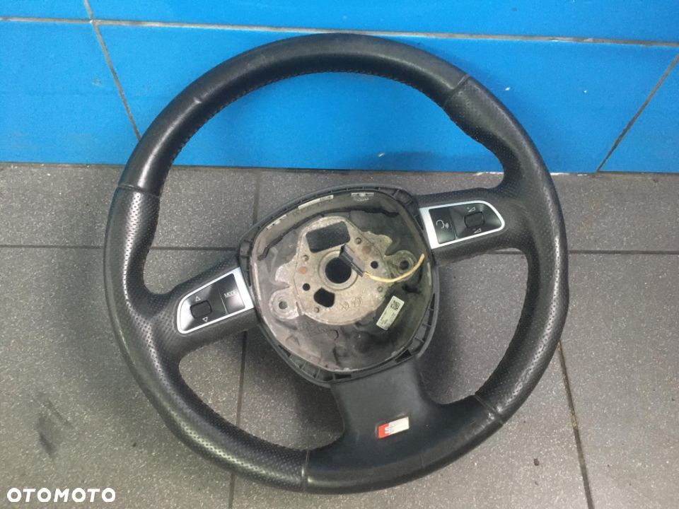 KIEROWNICA AUDI S-LINE MULTIFUNKCJA A4 B7 SKÓRA PERFOROWANA - 1