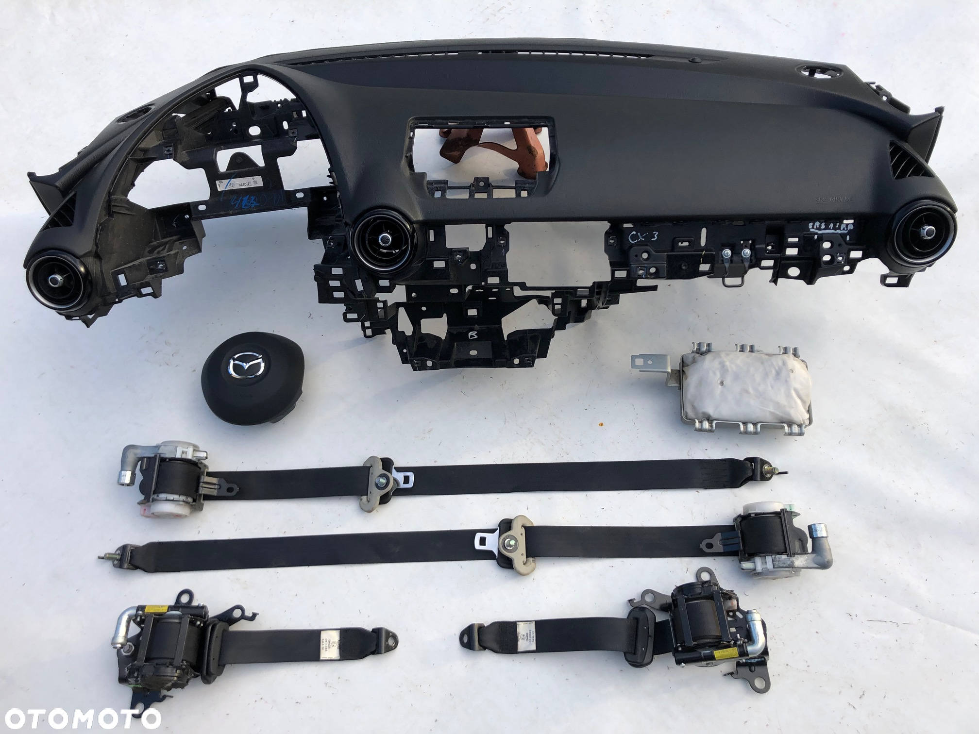 MAZDA 2 3 5 6 CX3 CX5 CX7 CX9 CX30 CX60 CX80 CX90 MX5 MX30 AIRBAG PODUSZKA POWIETRZNA PODUSZKI POWIETRZNE DESKA KONSOLAPAS PASY BEZPIECZEŃSTWA PRZÓD TYŁ AIRBAG FOTELA KURTYNA KURTYNY naprawa regeneracja !!! - 34