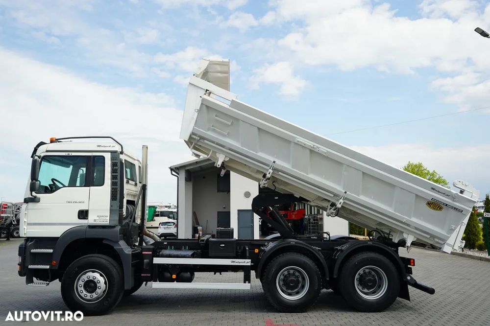 MAN TGA 33.350 / 6x4 / BASCULĂ / HIDRODOCKER / MEILLER KIPPER / BORDMATIC / MANUALĂ / IMPORTATĂ - 3