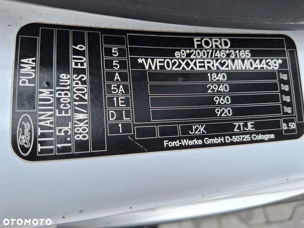 Ford Puma 1.5 EcoBlue Titanium - 11