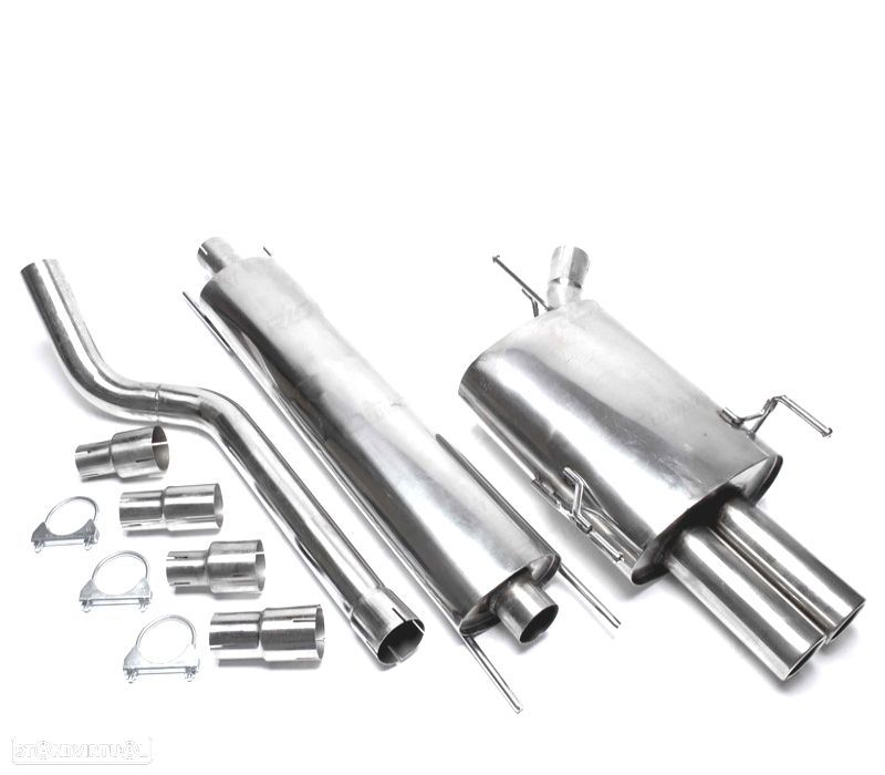 PANELA DE ESCAPE OPEL CORSA C 00-06 TUBOS RETOS - 1