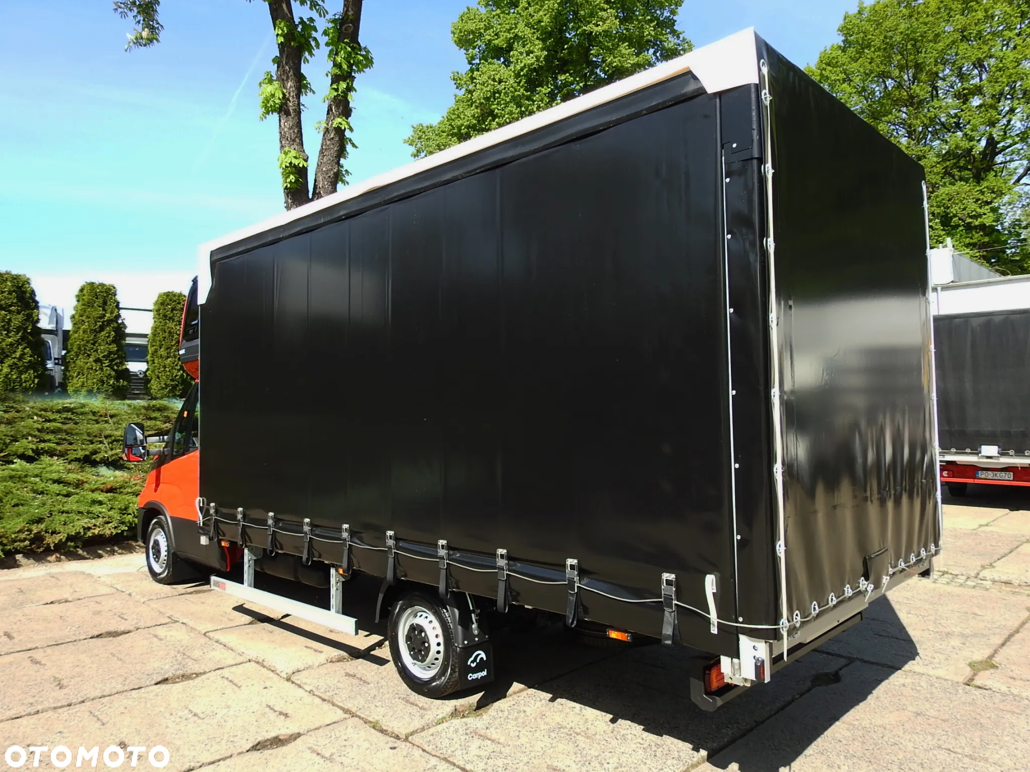 Iveco DAILY NOWY 35S18 CONNECT PLANDEKA 10 PALET WEBASTO KLIMATYZACJA TEMPOMAT NAWIGACJA LEDY ASO  180KM [ 500249 ] - 11
