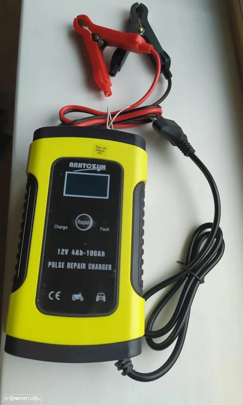 Carregador estabilizador baterias inteligente 12v - 6A Amarelo (mdl2) - 3