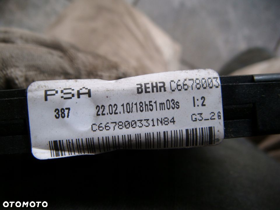 CITROEN C4 10R NAGRZEWNICA ELEKTRYCZNA C6678003 - 2