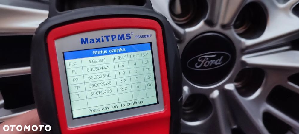 Koła Zimowe Felgi Aluminiowe Oryg. Ford Kuga 18 Cali 5x108 Et50  Michelin 225/60/18 2020r Ideał - 15