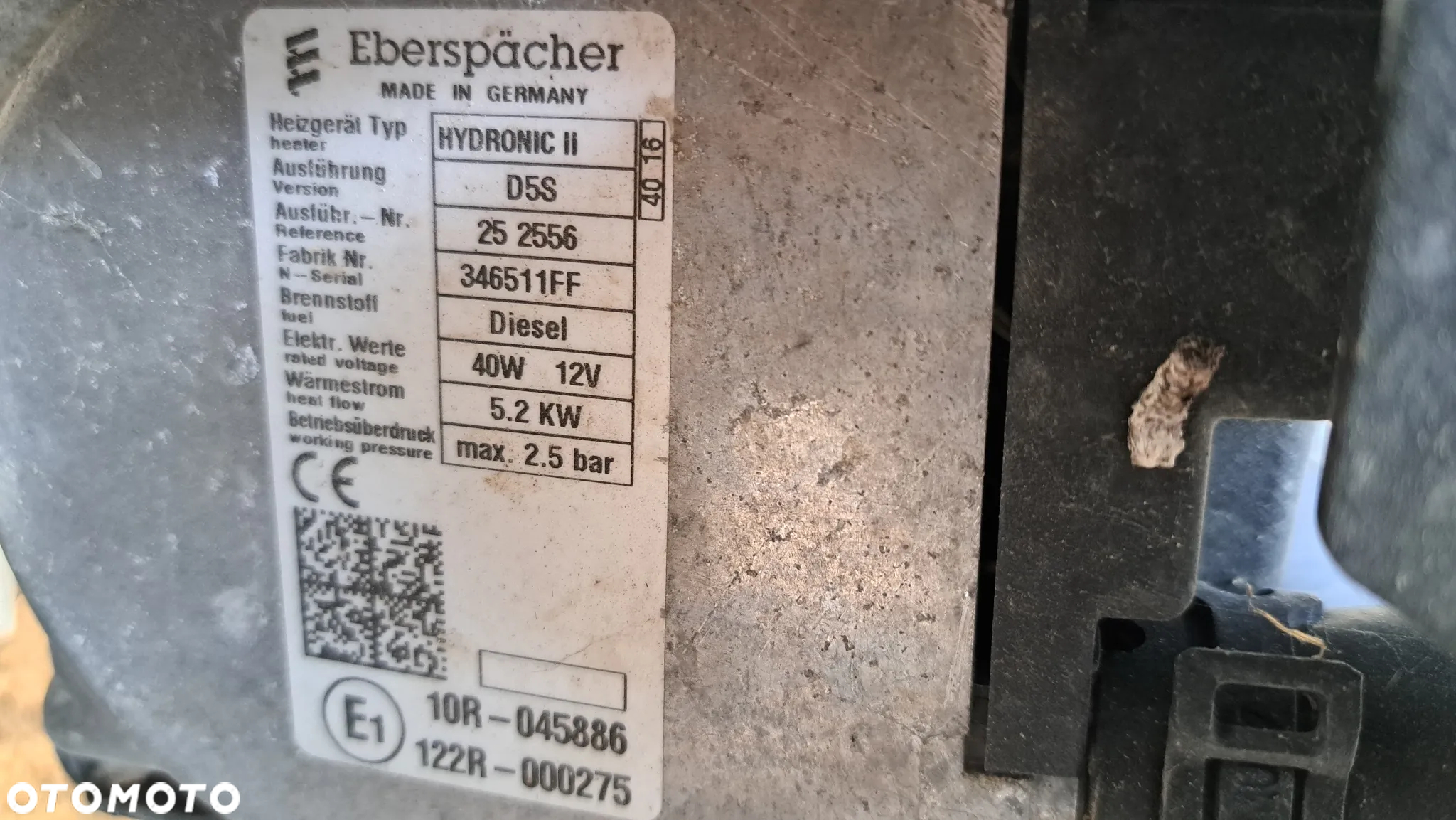 HK83-18K463-AB D5S Diesel Jaguar Land Rover Webasto ogrzewanie postojowe - 4