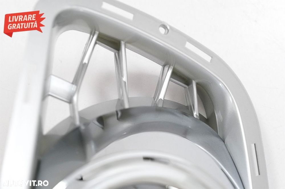 Grila Bara Fata cu Ornamente Proiectoare compatibila cu Land Range Rover Vogue III- livrare gratuita - 10