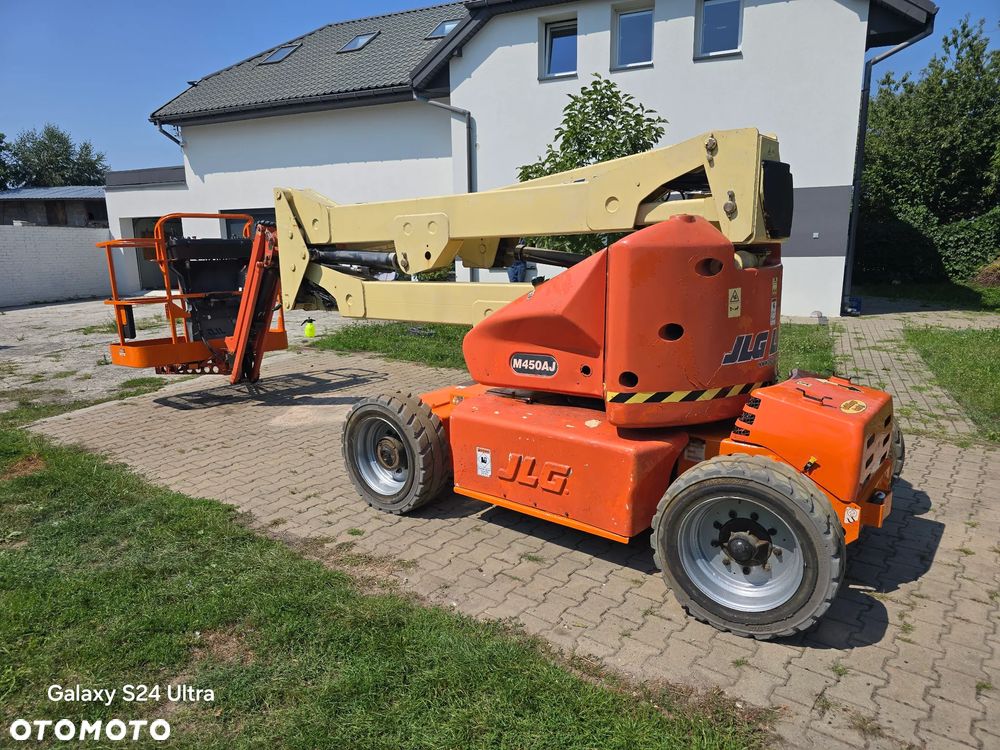JLG M450AJ podnośnik przegubowo teleskopowy 16m Hybryda diesel+elektryczny //1267Mth// genie haulotte zwyżka Podnośnik koszowy podest ruchomy Access platform Cherry picker boom lift Koła nie brudzące - 28