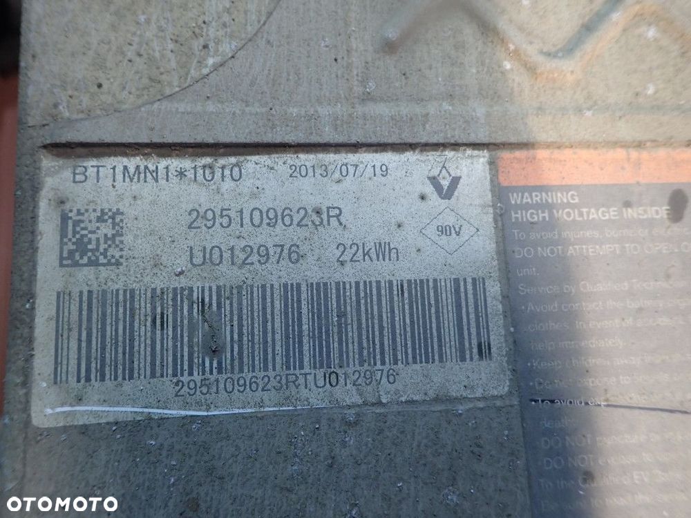 RENAULT KANGOO Z.E. II III 13- BATERIA AKUMULATOR 295109623R U012976 22 kWh - 12