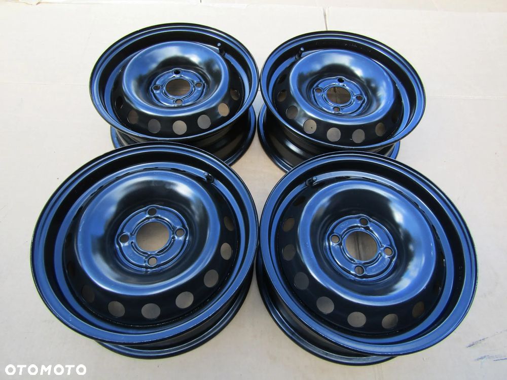4x Felgi Stalowe 14 Renault Kangoo Thalia Clio II Campus Twingo I Nissan Micra K12 K13 5,5 j 4x100 ET36 / ORYGINALNE - 1