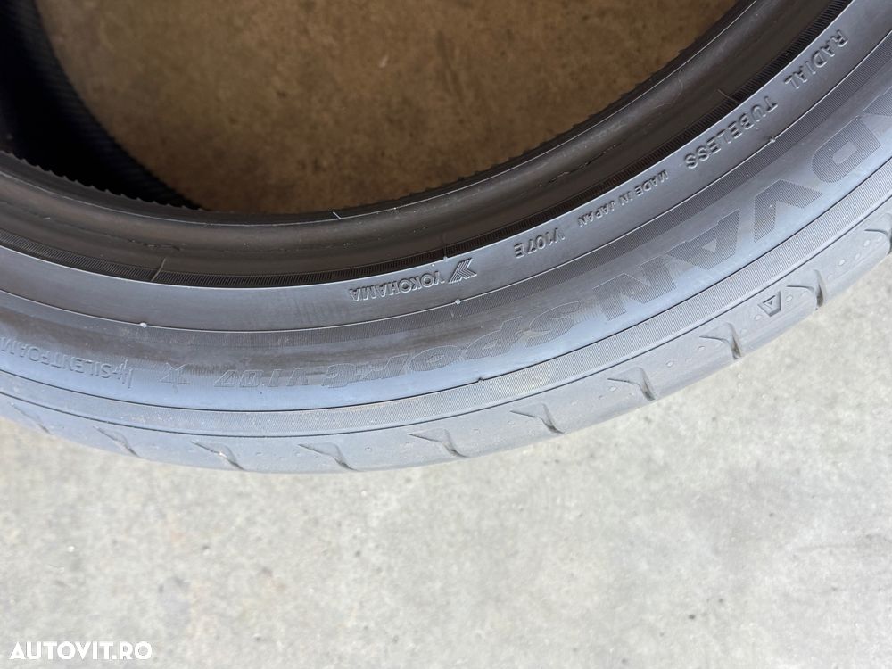 Vând set anvelope 255/45/20-285/40/20 Yokohama de vară ca noi - 10