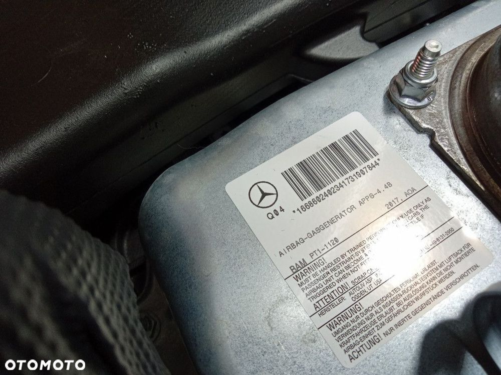 MERCEDES GLS X166 DESKA ROZDZIELCZA SKÓRA EU A292680087 - 16