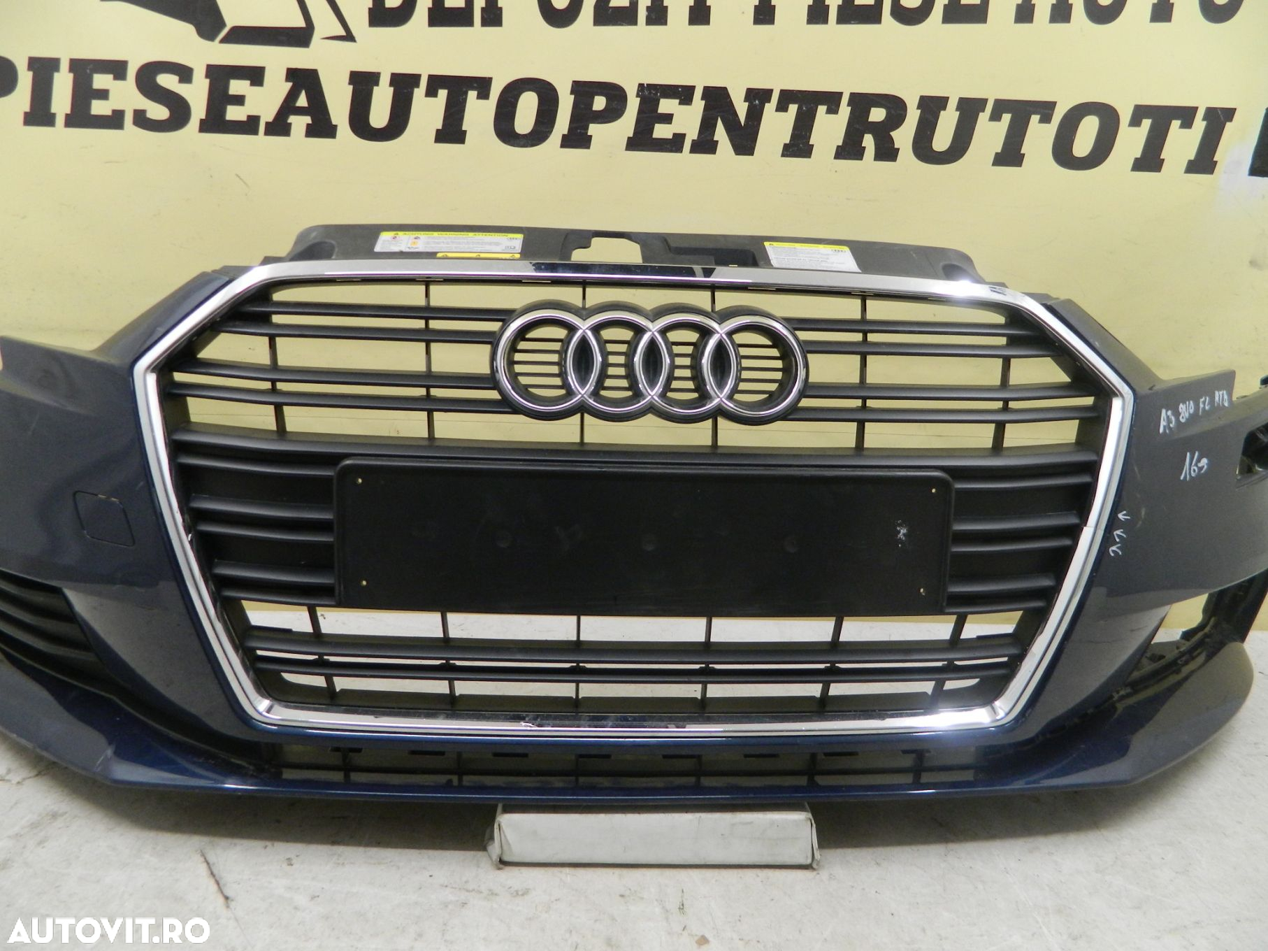 Bara fata Audi A3 Hatchback facelift, 2016, 2017, 2018, 2019, cod origine 8V3807437AF. - 5
