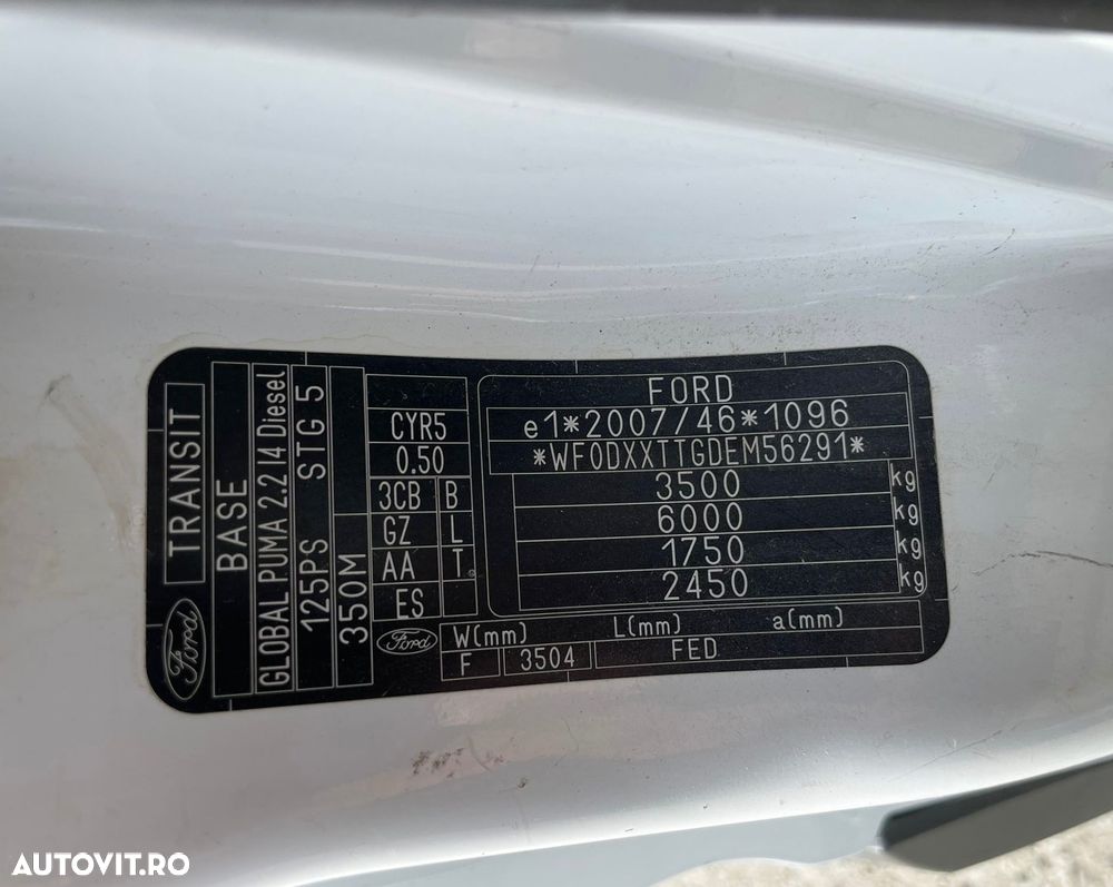 Ford Transit NACELA 18 M AXA DUBLA SPATE - 37