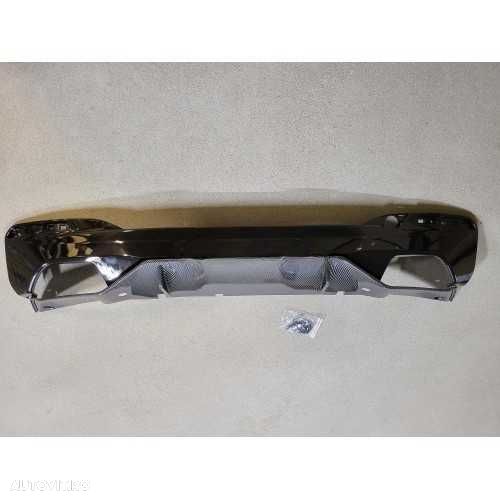 Difuzor Prelungire Model Performance Bara M BMW G30 G31, Negru+Carbon - 2