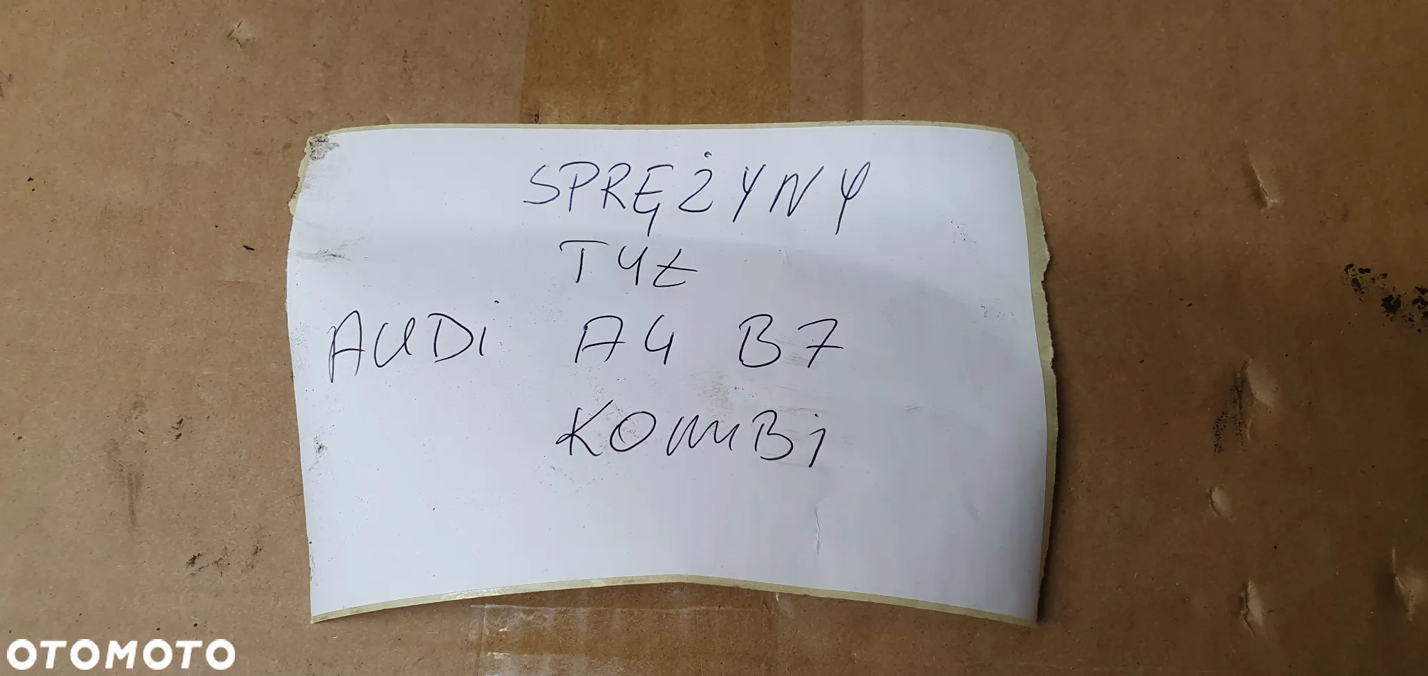 Sprężyny sprężyna tył tylne 2SZT Audi A4 B7 Kombi - 8