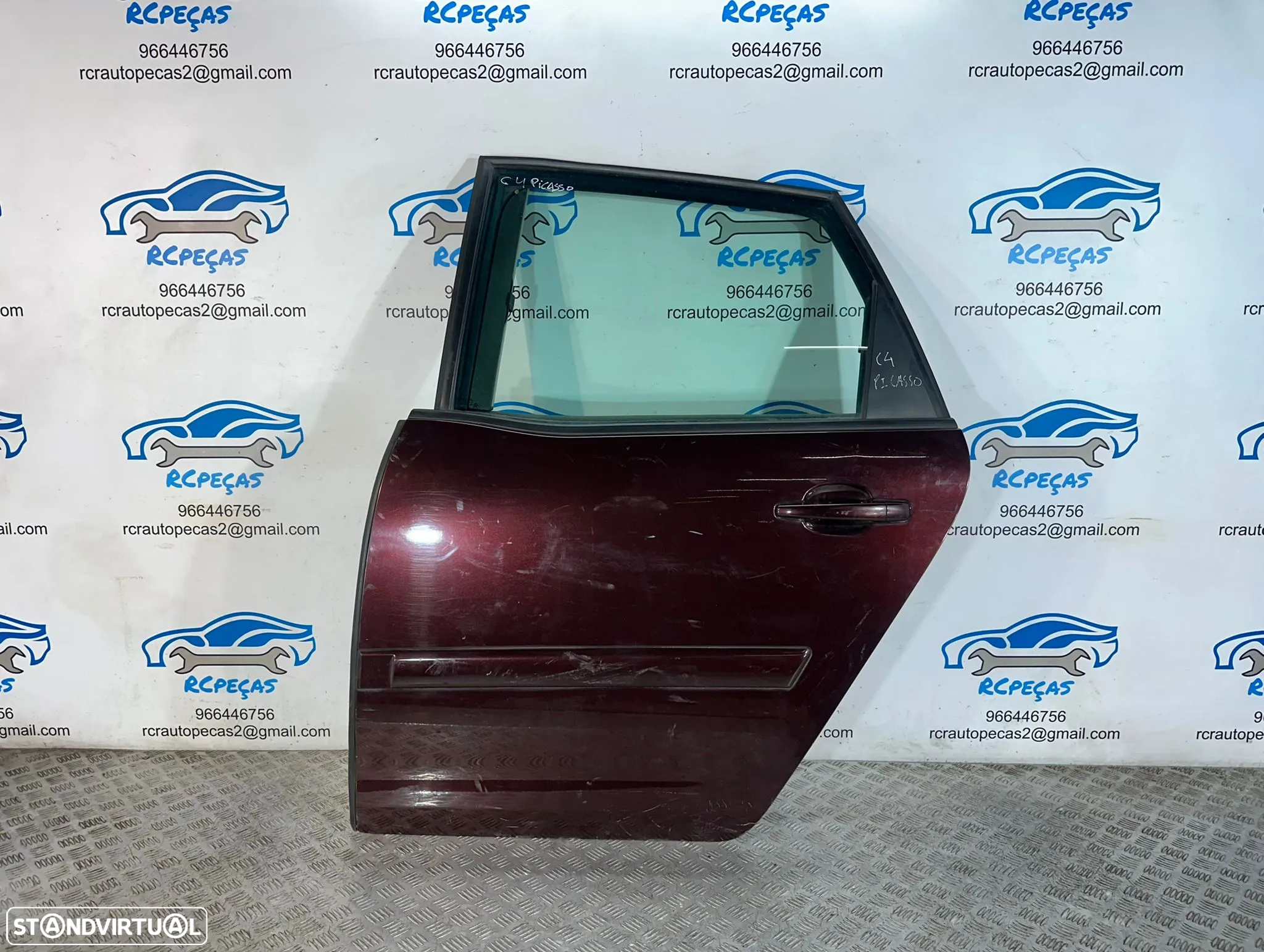 .Porta Tras Traseira Esquerda Citroen C4 Picasso 2006 - 2013 - 2