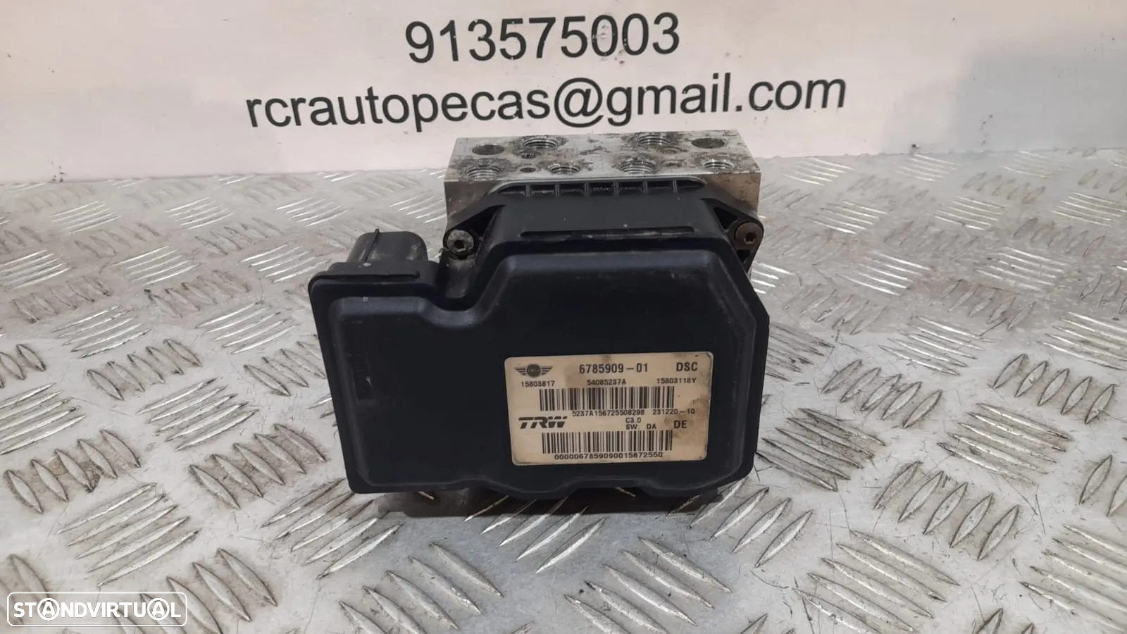 ABS MODULO BLOCO HIDRAULICO MINI COOPER R56 1.6i 16V 211CV N14B16CD 34516798847 6798847 6785909 54085237A 1580817 R56 LCI CLUBMAN R55 R55 LCI CABRIO R57 R57 LCI - 3