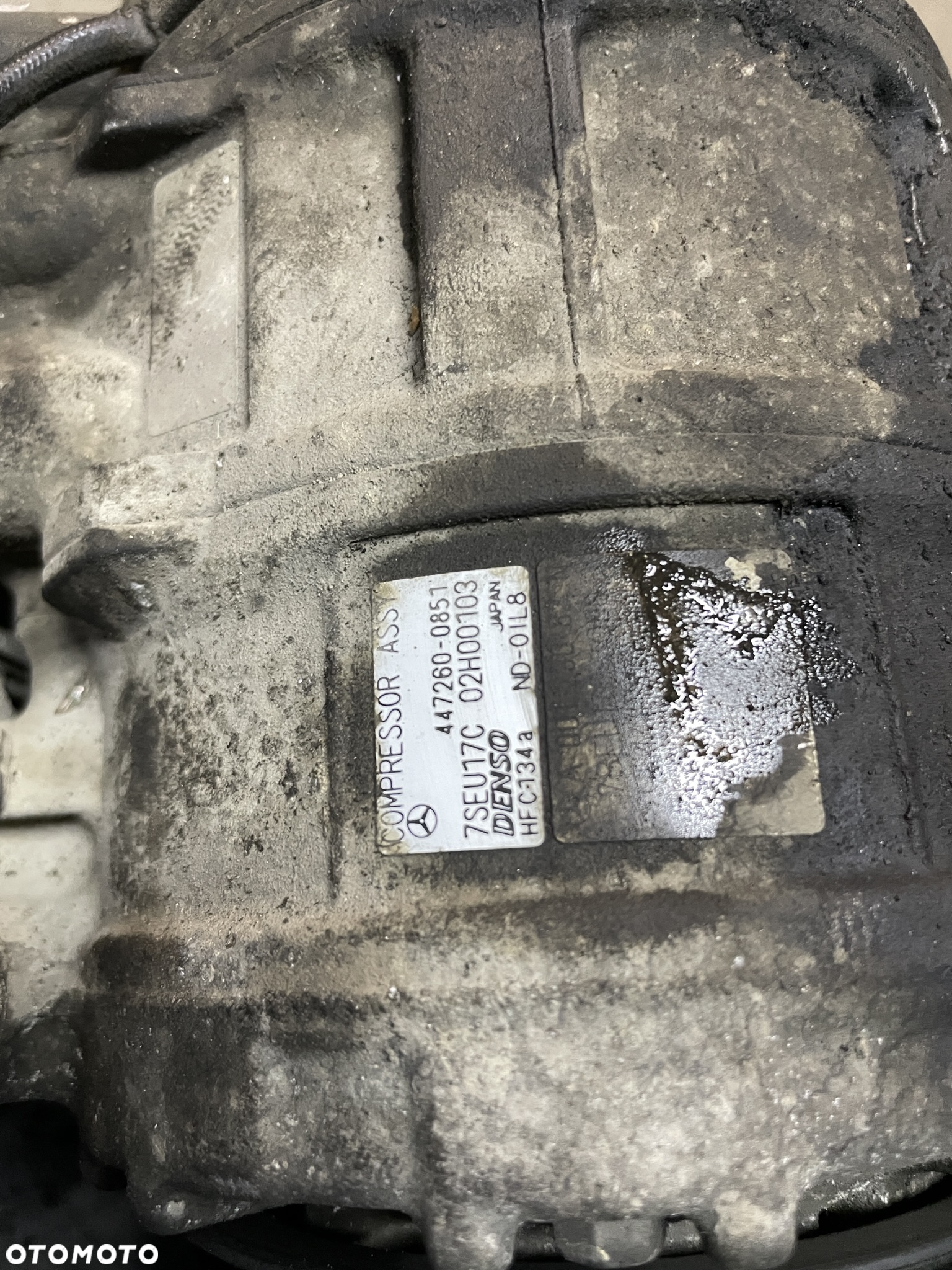 MERCEDES  sprężarka klimatyzacji   7/8 pk - 2