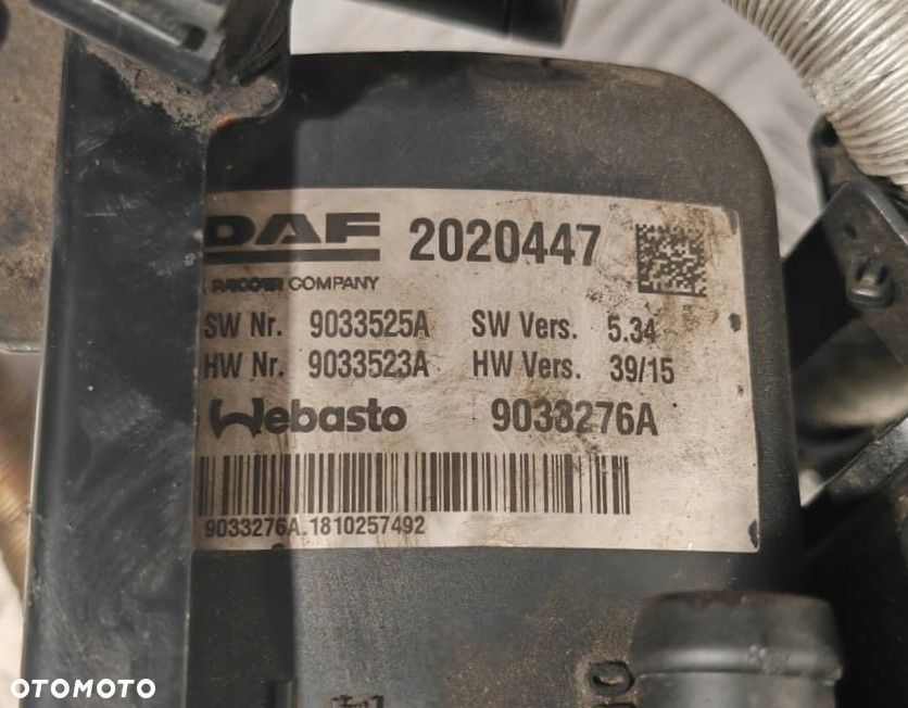 WEBASTO THERMO TOP PRO 38 DAF XF 2020447 9033276a - 7