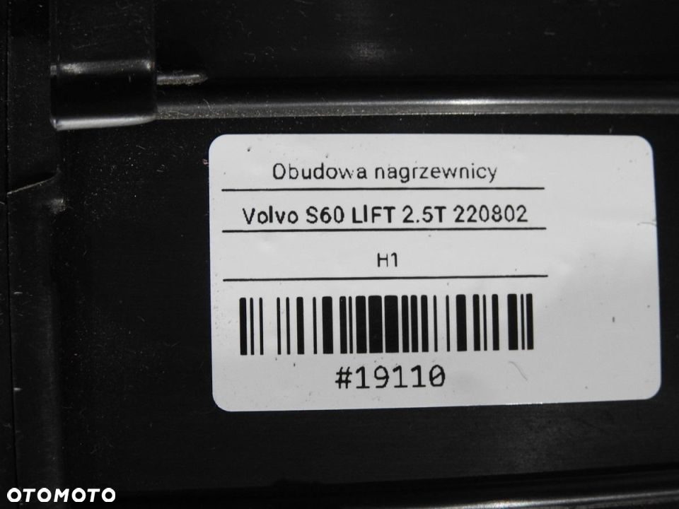 NAGRZEWNICA OBUDOWA VOLVO S60 I - 10