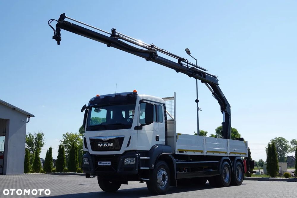MAN TGS 26.400 / 6x4 / SKRZYNIOWY - 6,5M / HDS HIAB 188 4 x wysów 13 Metrów / EURO 6 / OPONY 100 % / 2016 ROK / STEROWANIE RADIOWE / ROTATOR - 1