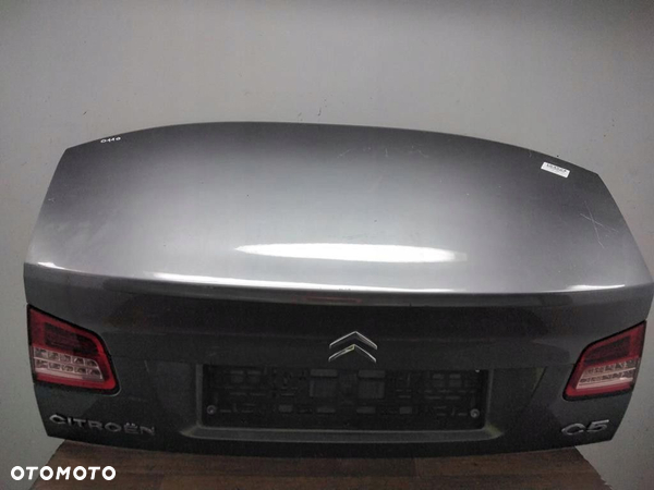 CITROEN C5 III X9 SEDAN TYLNA KLAPA