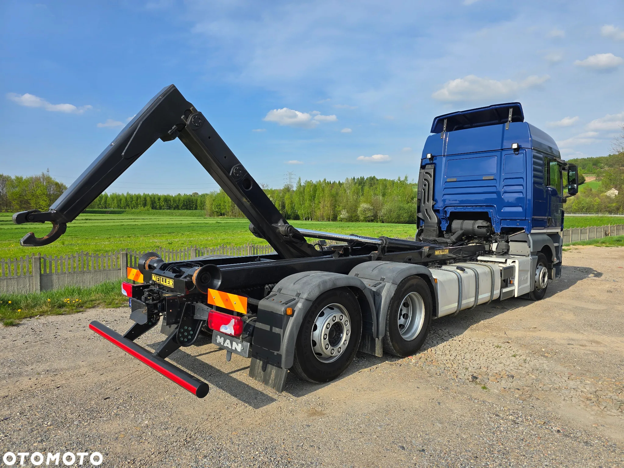 MAN TGX HAKOWIEC Euro 6 2017 rok MEILLER złom śmieci makulatura gruz trociny - 8