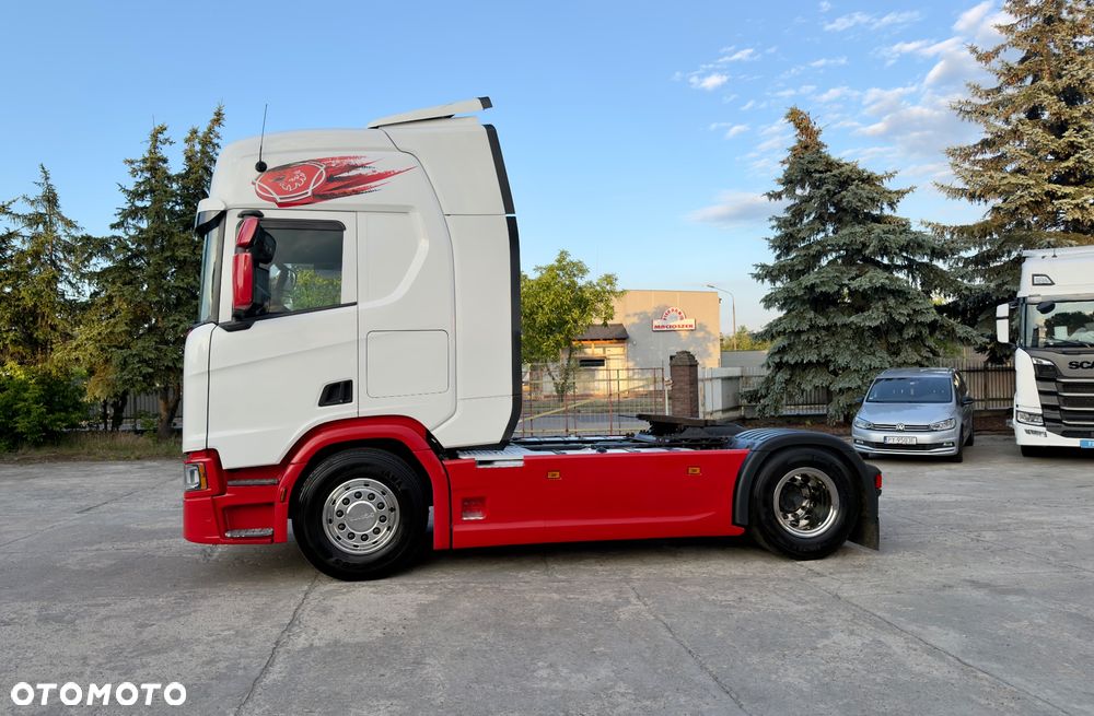 Scania R 500 /// z Niemiec /// 4 poduszki tył ///  Klima postojowa /// Full led /// Full spoiler /// Navi /// - 4