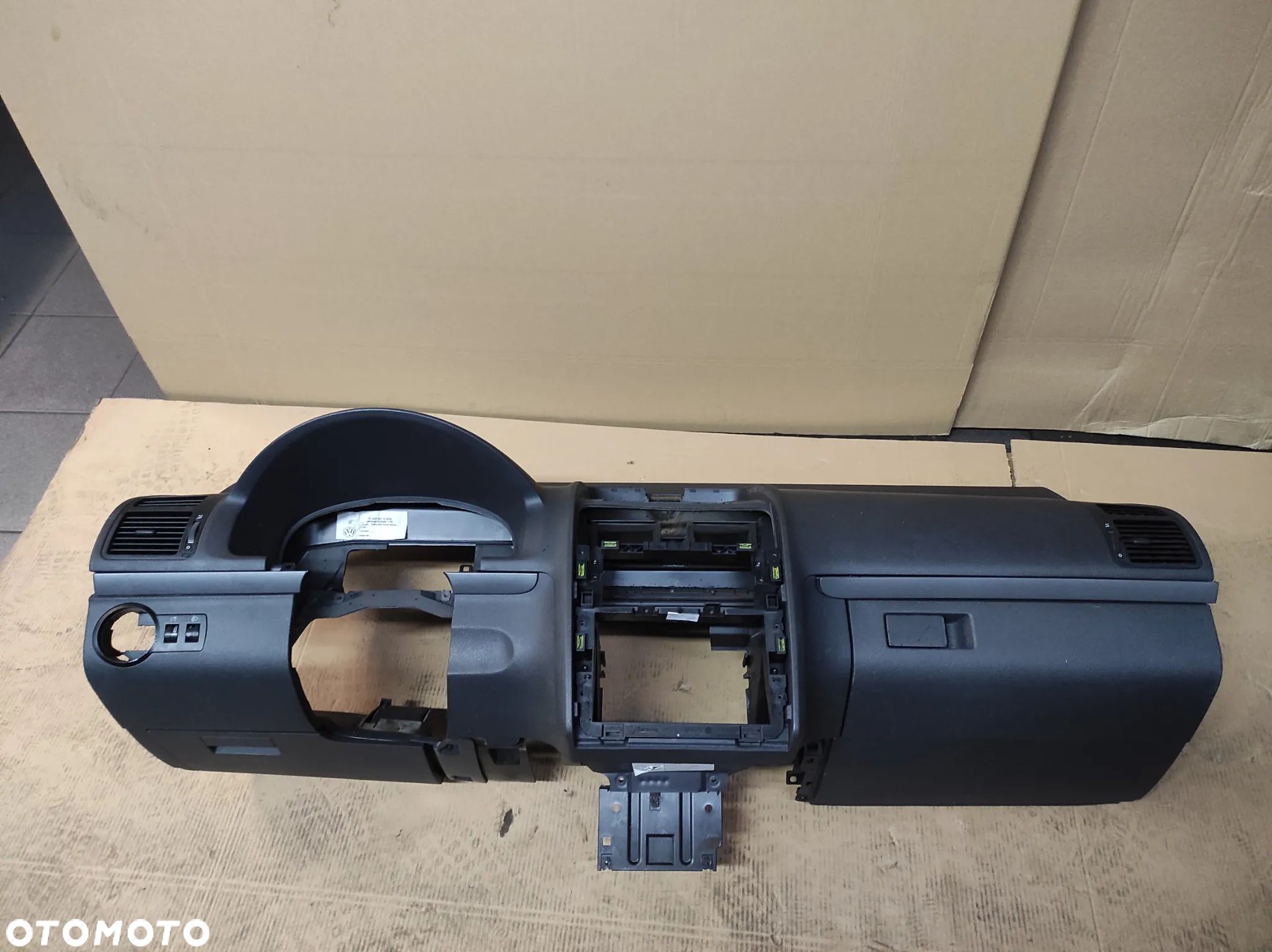 DESKA RODZIELCZA KOKPIT KONSOLA VW TOURAN 03-10R LIFT AIRBAG KOMPLET ZESTAW WYSYŁKA !!!!! - 1