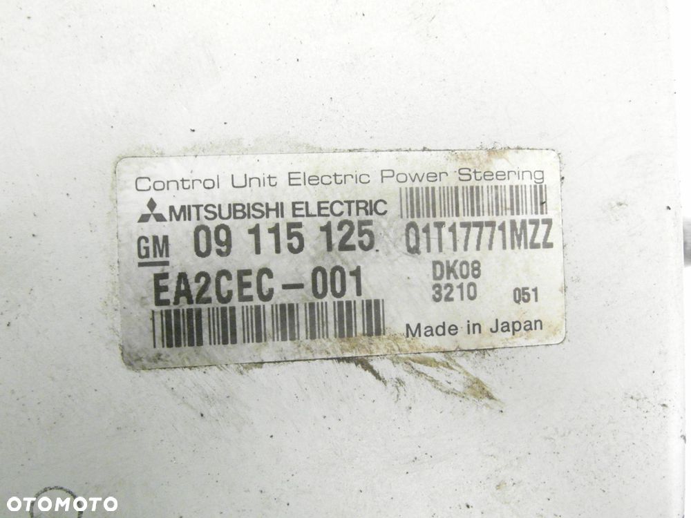 WSPOMAGANIE ELEKTRYCZNE OPEL CORSA C 001407140 13205206 09115125 - 2