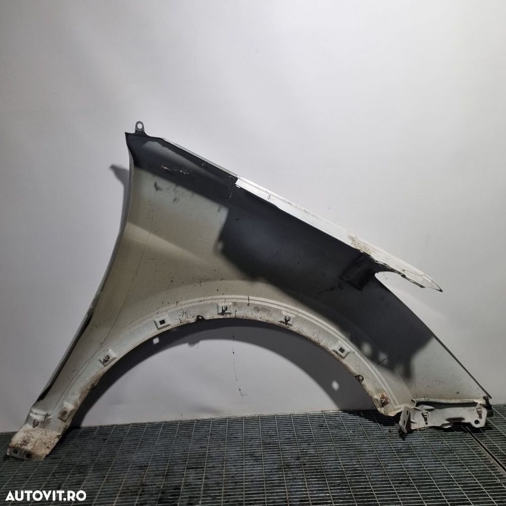 Aripa Stanga Fata Hyundai Santa Fe 3 2012 - 2016 4 Usi Creamy White NCW (1351) - 2