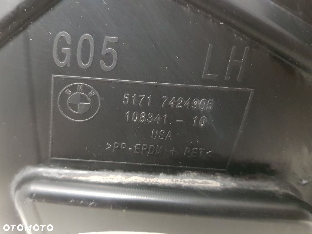 ORYGINALNE NADKOLE BMW X5 G05 18-24 LEWE PRZEDNIE LEWA CZESC PRZEDNIA 7424905 - 3