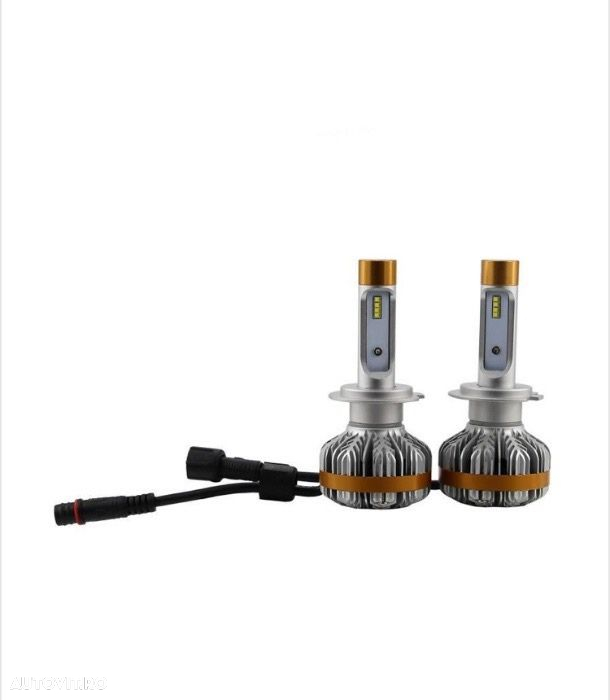 Set 2 LED Auto H7 50W CANBUS 6000 Lumeni 6500k Z7 - 2