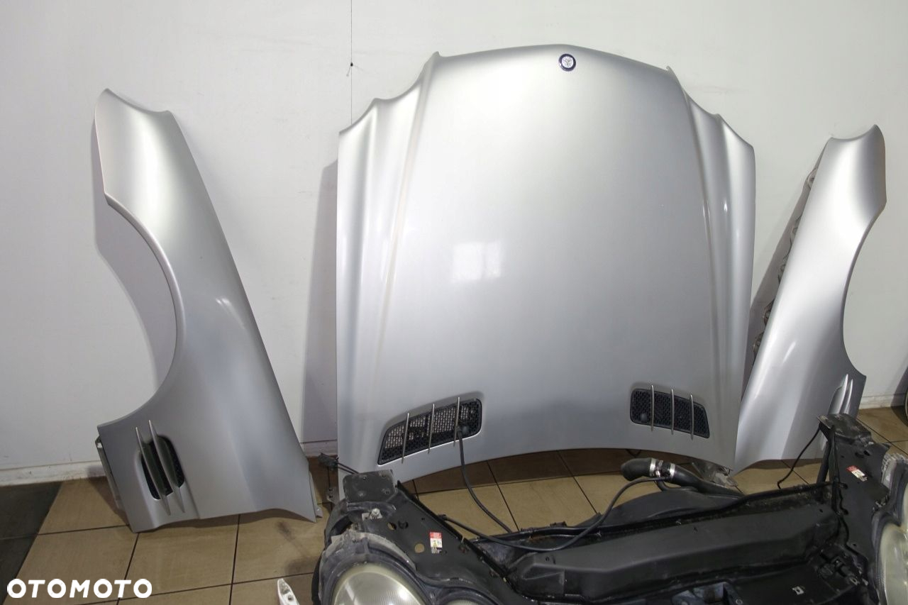 Mercedes R230 SL SL500 przód maska zderzak pas przedni wzmocnienie - 7