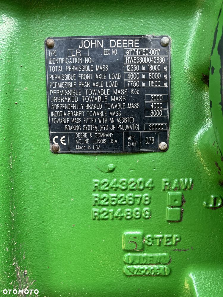 John Deere 8530 - 17