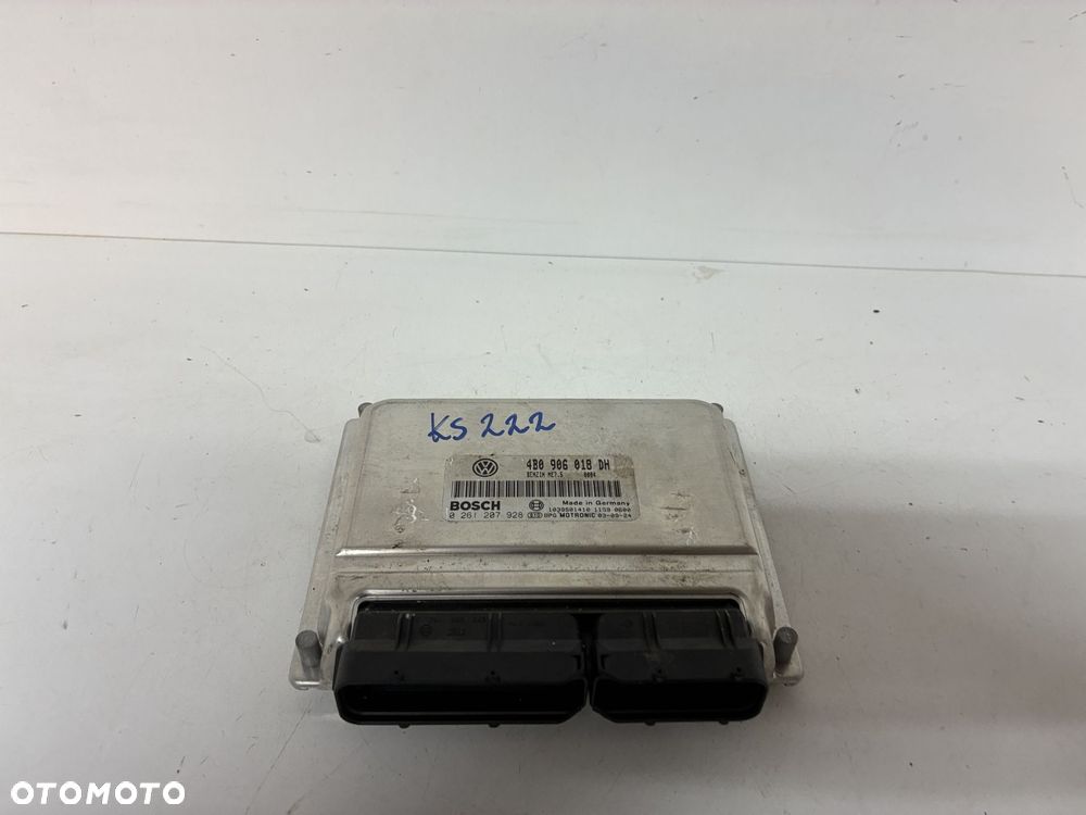 VW SKODA AUDI VAG KOMPUTER  STEROWNIK  SILNIKA 4B0906018DH - 1