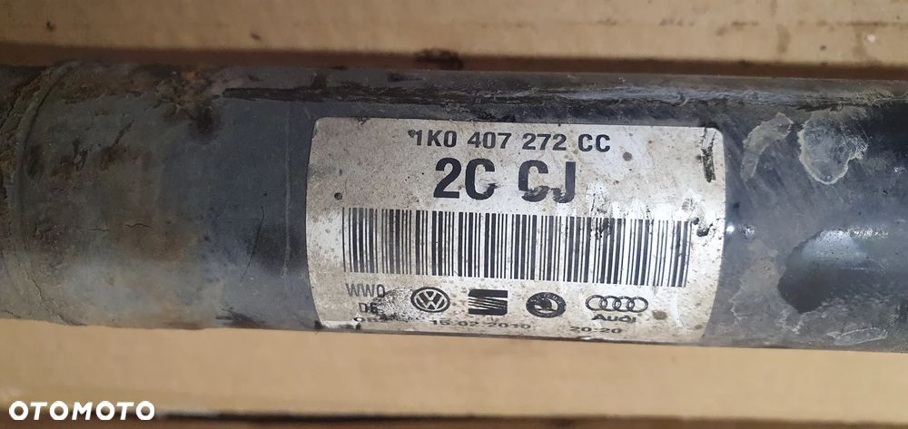 Półoś prawa długa półośka VW Golf VI 6 Plus 1.6 TDI 1K0407272CC - 7